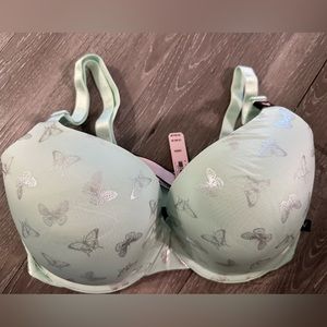 Victoria’s Secret mint green with butterflies